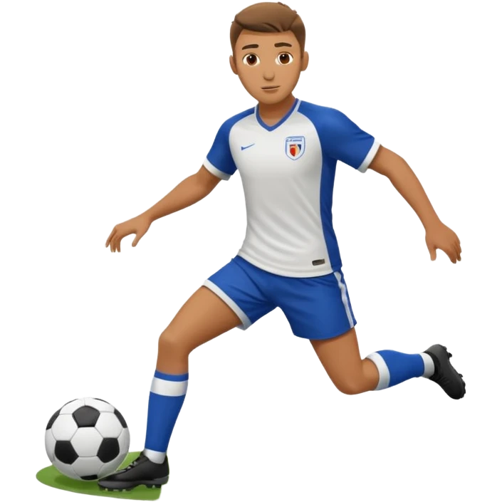 Footballer goal emoji