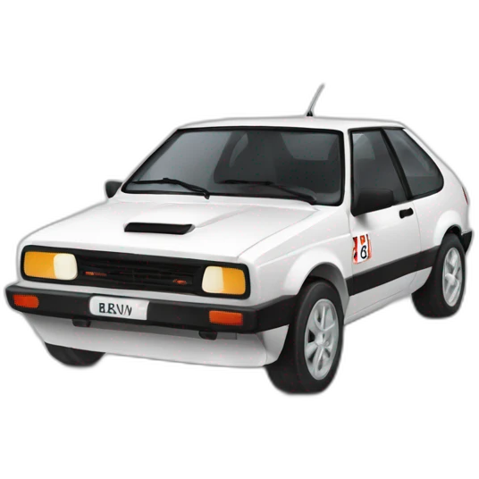 Voiture rallye emoji