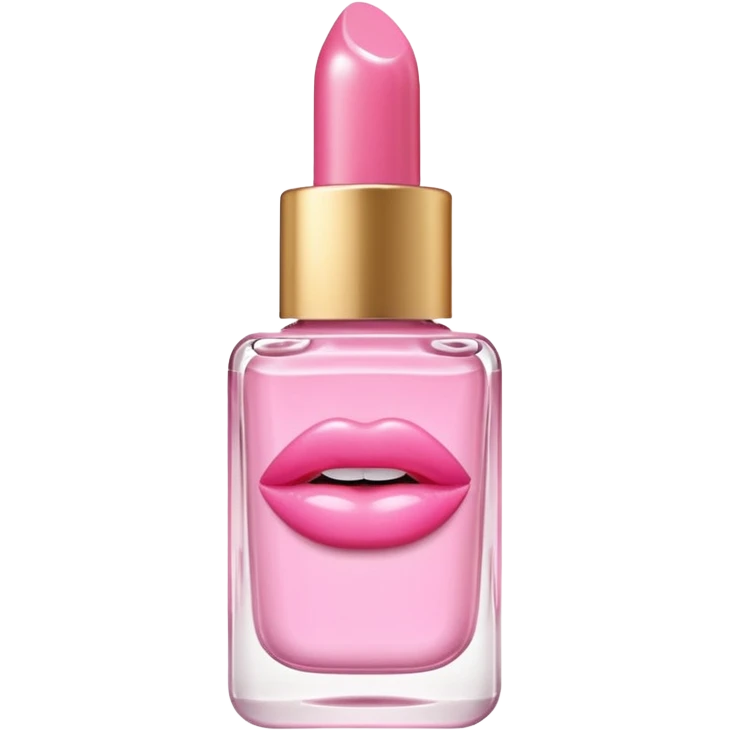 Light pink lip oil emoji