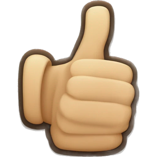 “thumbs up”, “third finger” emoji