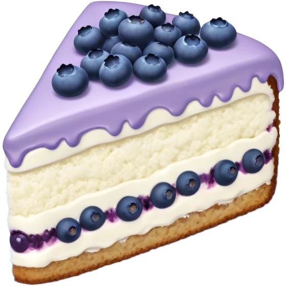 slice of blueberry cake emoji