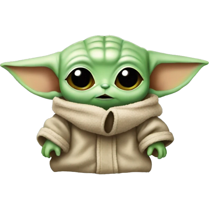 Baby Yoda cute emoji