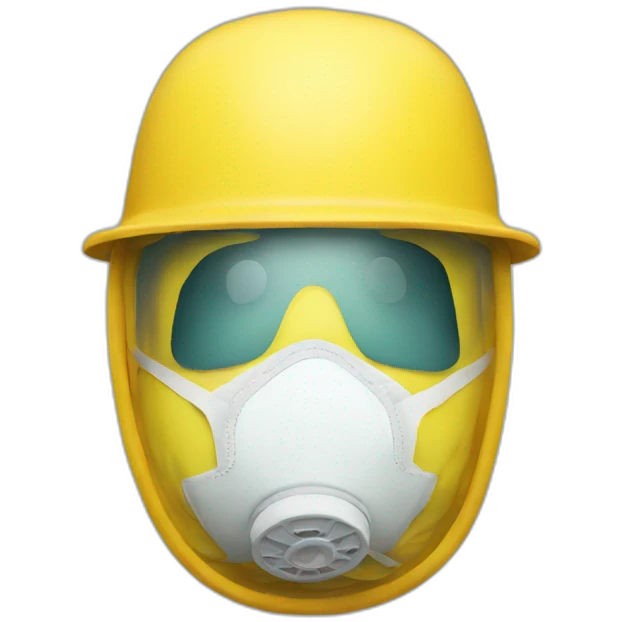HazMat face mask emoji