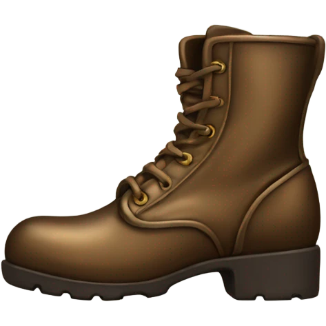 boots made of bronze emoji
