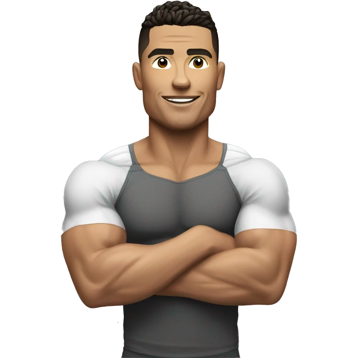 muscle body ronaldo emoji