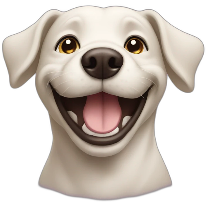 Happy dog emoji
