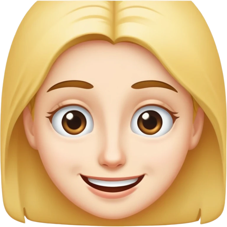 Rolling eyes with a playful smile  emoji