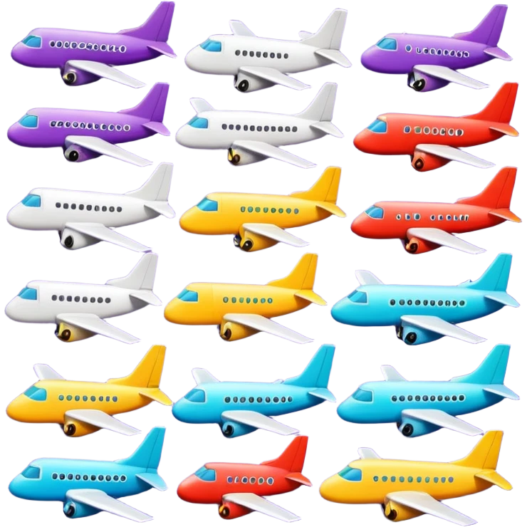 Twitch channel emojis for an aviation themed discord emoji