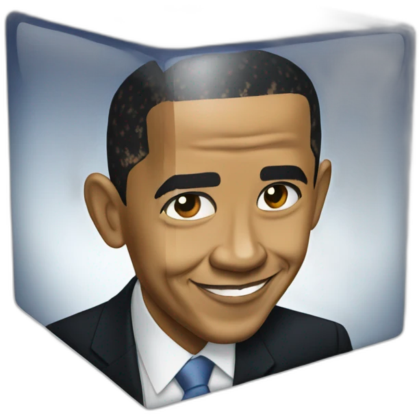 barack obama cube emoji