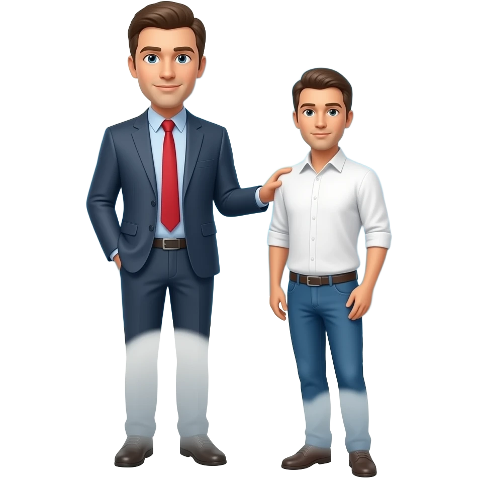 weather man standing front of Australia weather map emoji