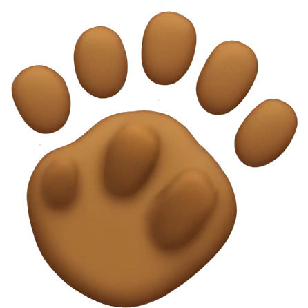 lions paw emoji