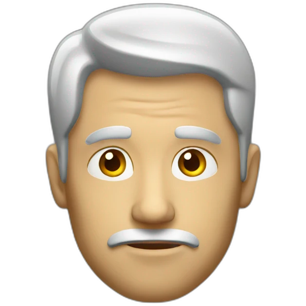 Man thinking emoji