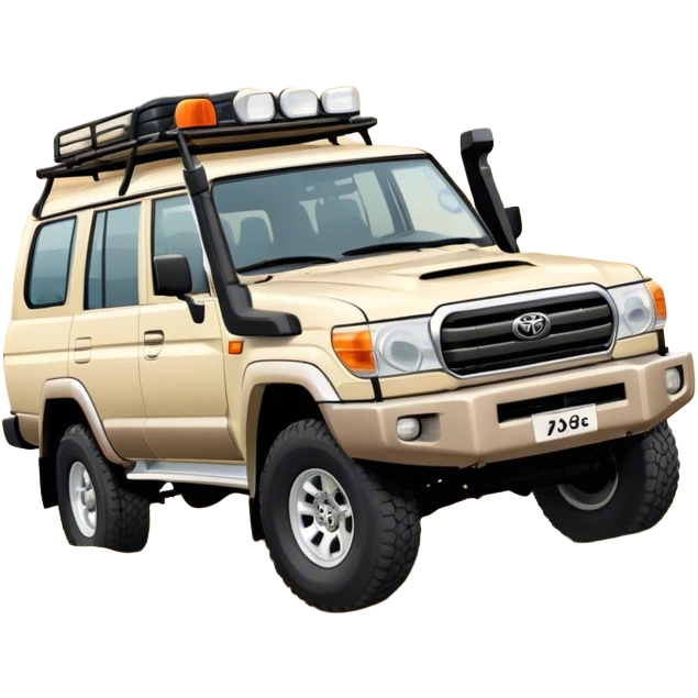 landcruiser 79 series - Toyota (Model Year: 2008) (Iconic colour: sand) emoji