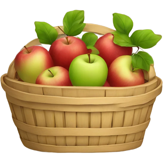 apple basket emoji