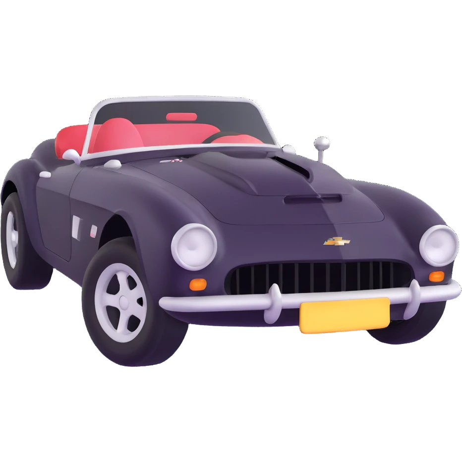 Chevrolet sports car emoji