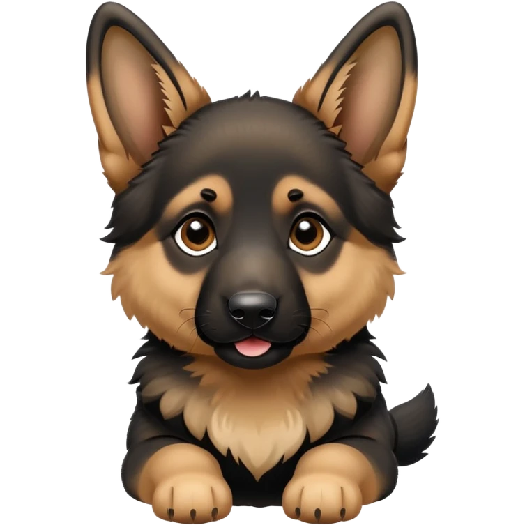 German shepherd puppy  emoji