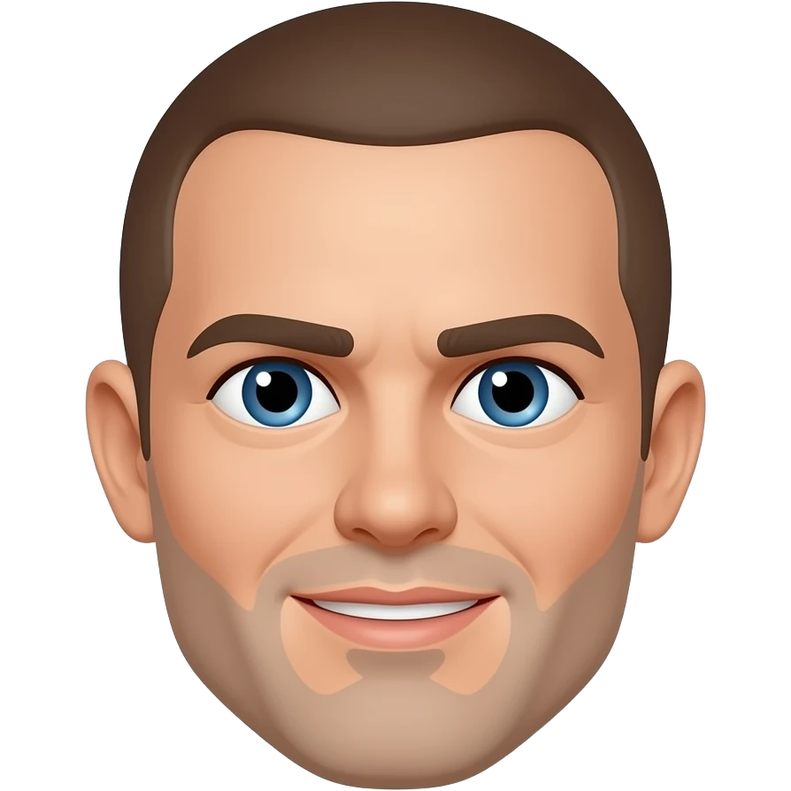 Deixa proporcional ao rosto emoji