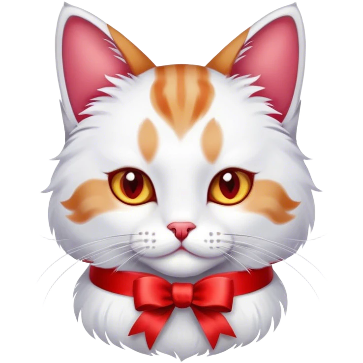 Cat with ribbon  emoji