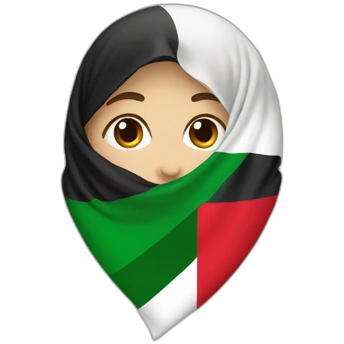 muslim take Palestinan flag emoji