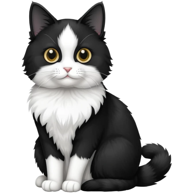 tuxedo cat emoji
