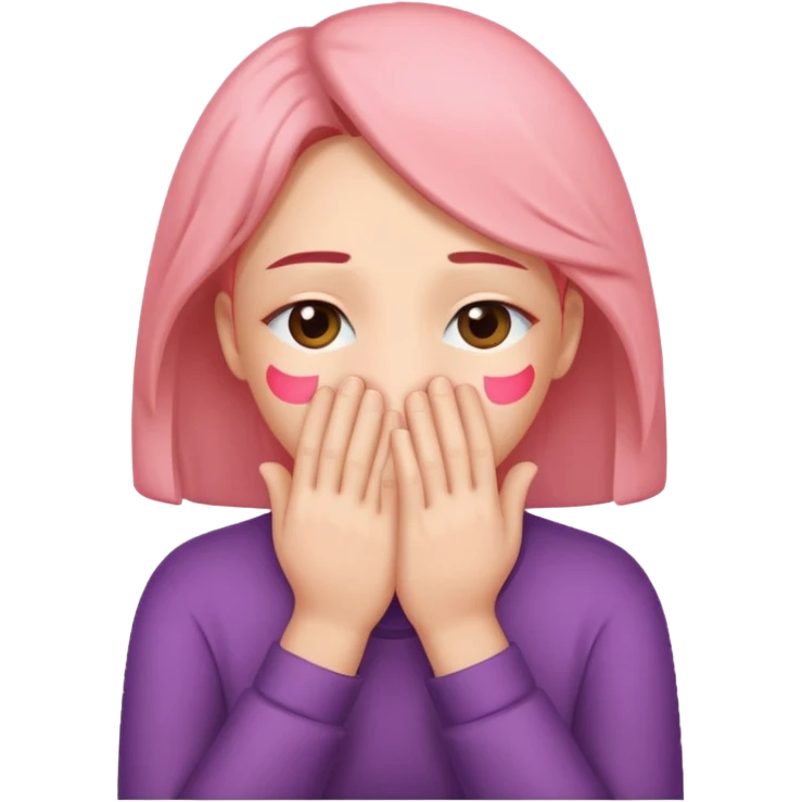 Quiero que sea 🫣 así y que esconda la letra M emoji