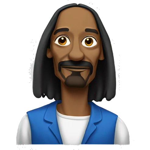Snoop Dogg with a roll join emoji