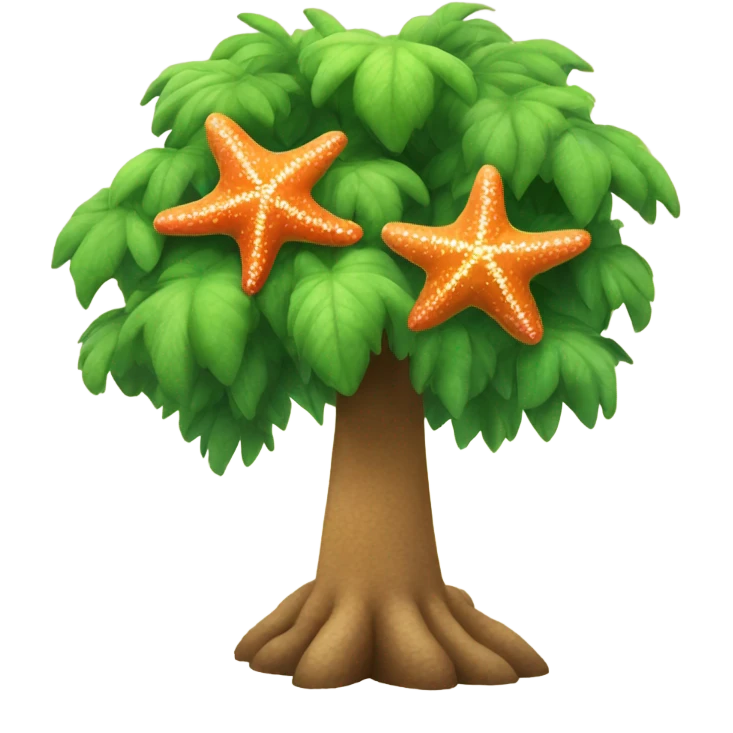 starfish climbing a tree emoji