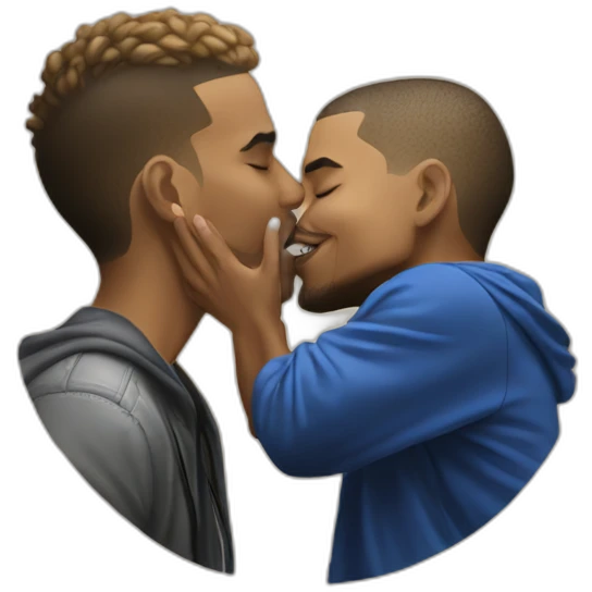Chris Brown Kiss emoji