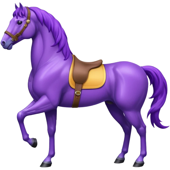 PurPle horse emoji