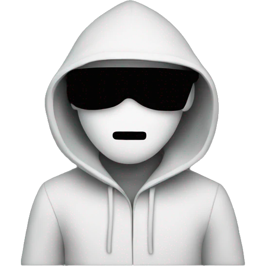 hacker man cracking the code emoji