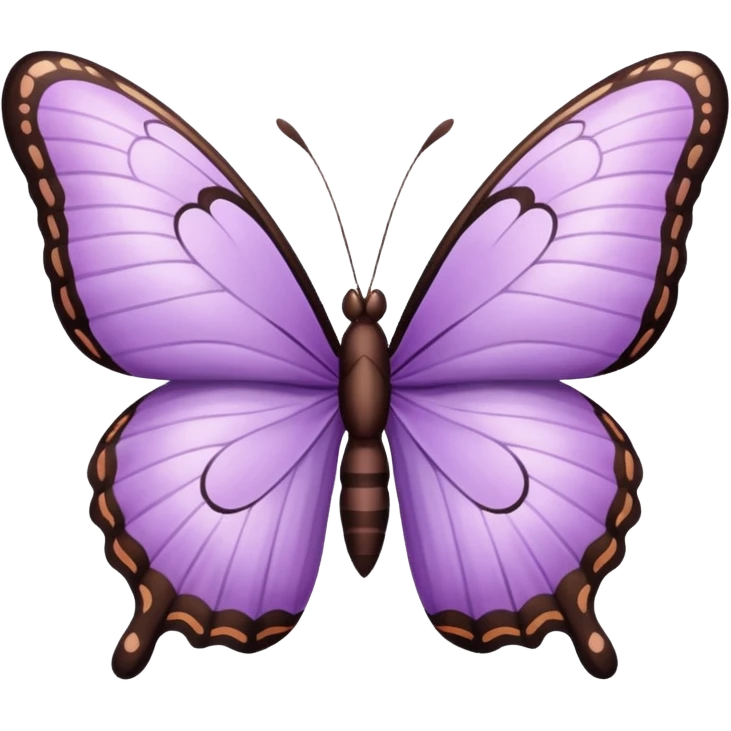 Butterfly color lilac emoji