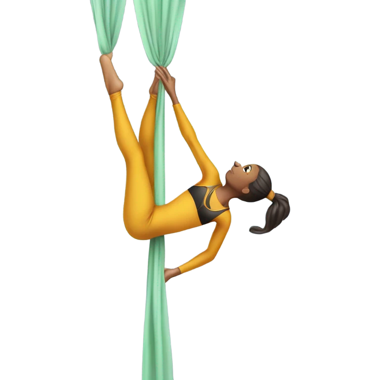 aerial silk woman emoji