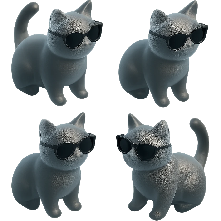Cat wearing sunglasses emoji
