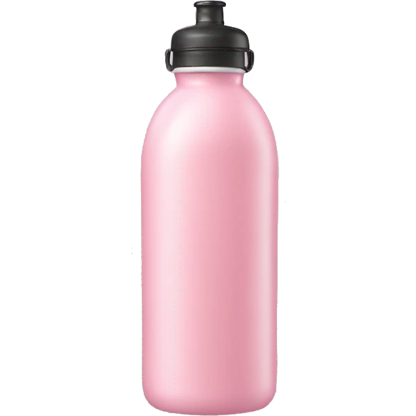 Light pink water bottle emoji