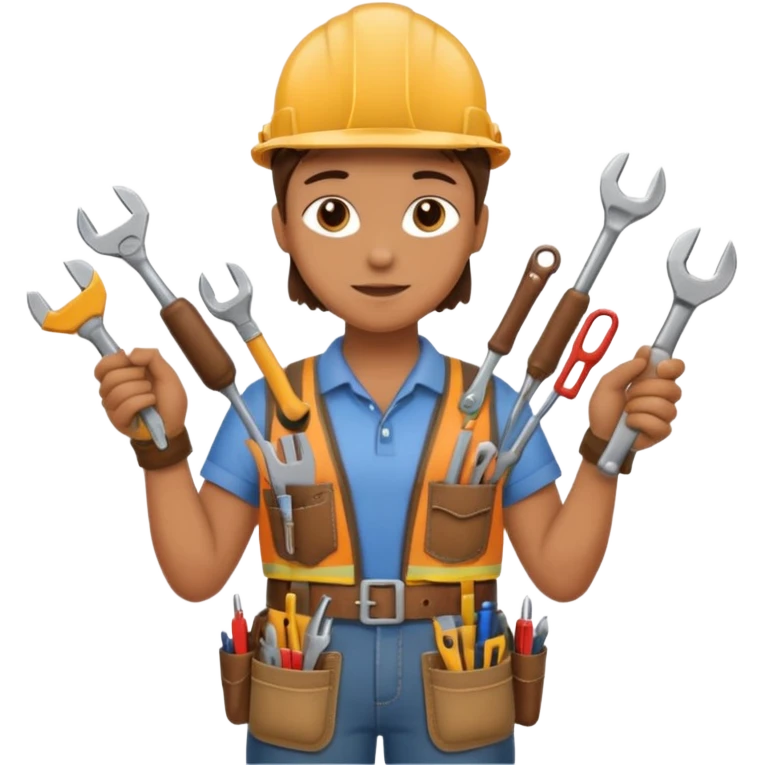 Repairs and Maintenance, tools belt emoji