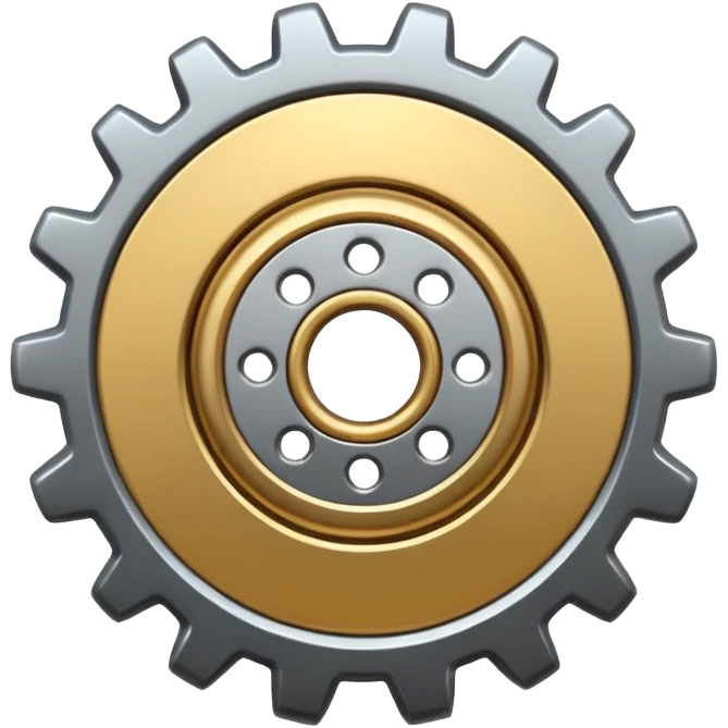 gear emoji modern professional design for business presentation emoji