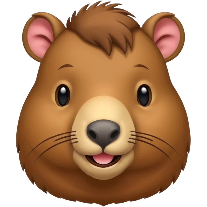 Crea un emoji de capibara emoji