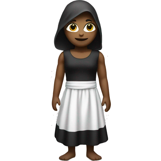 A theif with black - white dress emoji