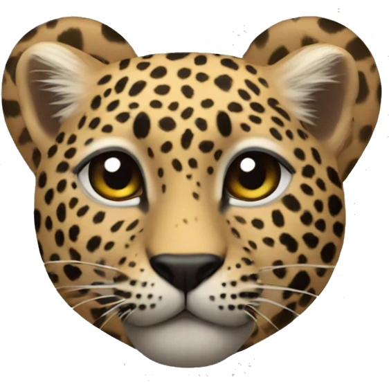 Leopard heart emoji