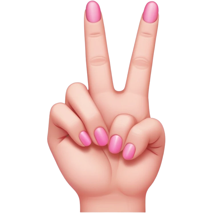 pink middle finger emoji