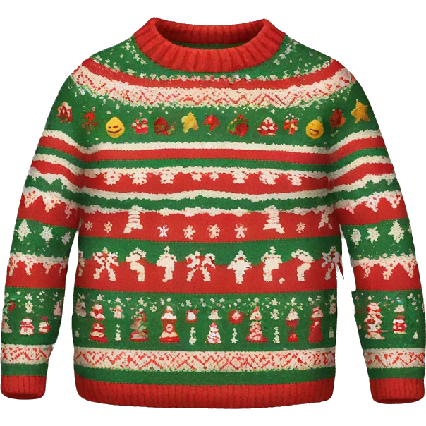 Christmas sweater  emoji