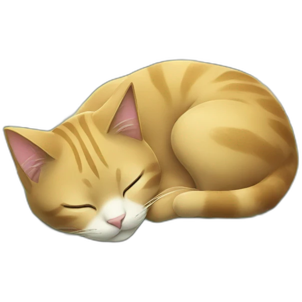 Cat sleeping on a pile of money emoji