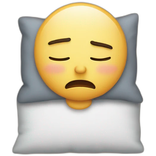 sleepy person emoji