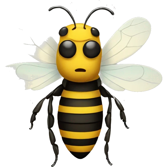 praying bee emoji