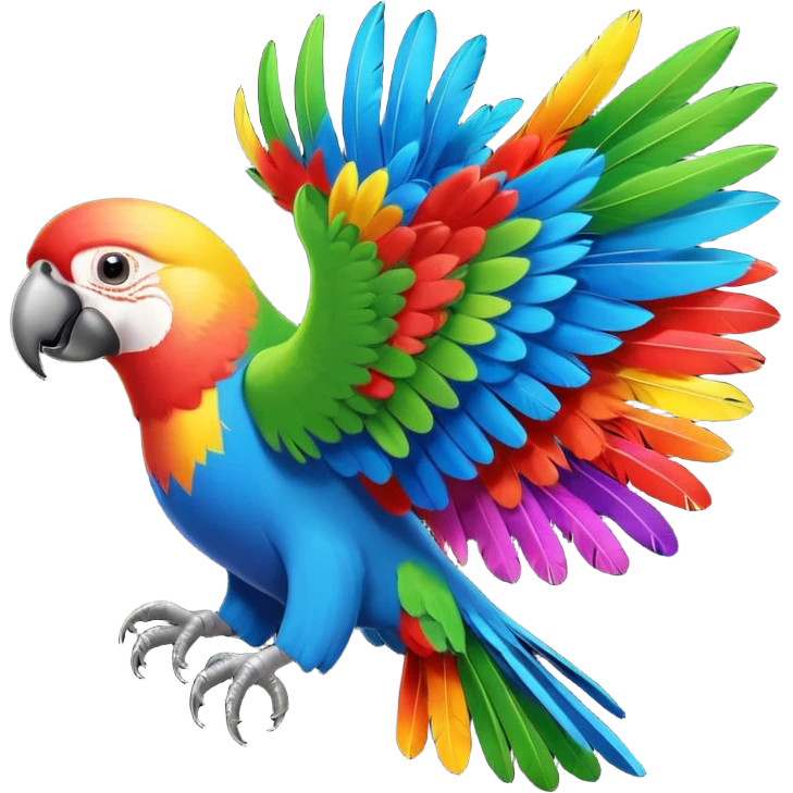 parrot explosion emoji