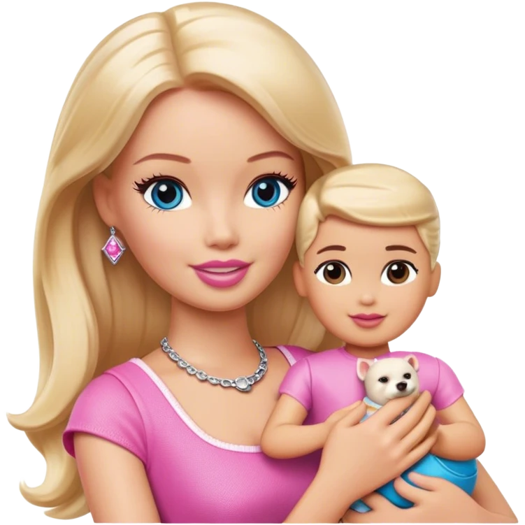 barbie holding stanley emoji