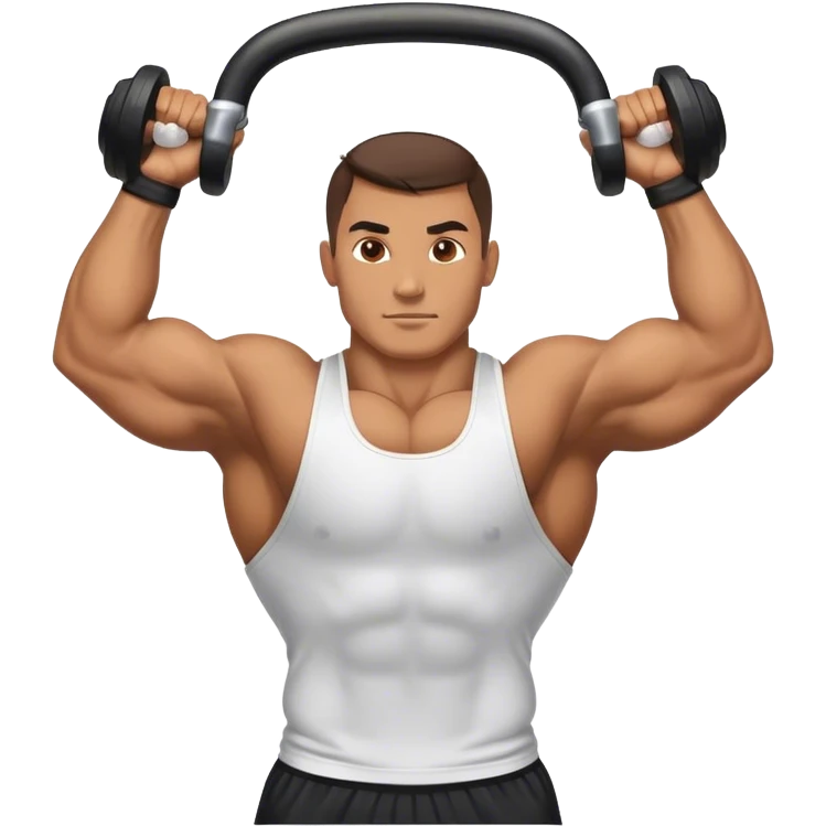 bodybuilder kettlebell swings emoji
