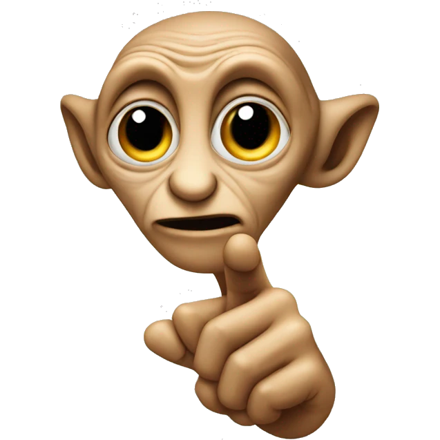 ET pointing its finger emoji