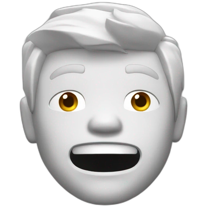 White roblox crazy avatar emoji