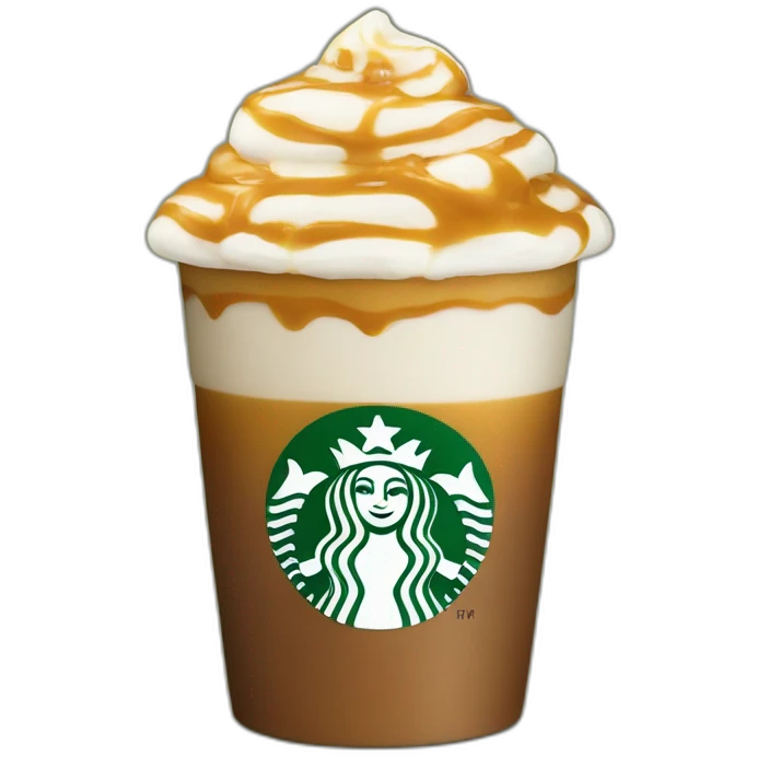 Starbucks Caramel Macchiato  emoji